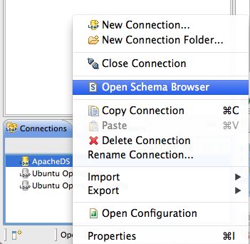 Open Schema Browser