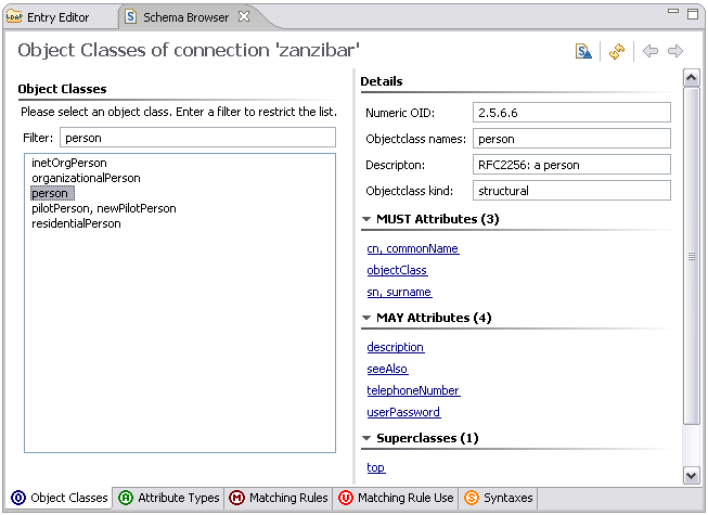  - Enabling Schema — Apache Directory